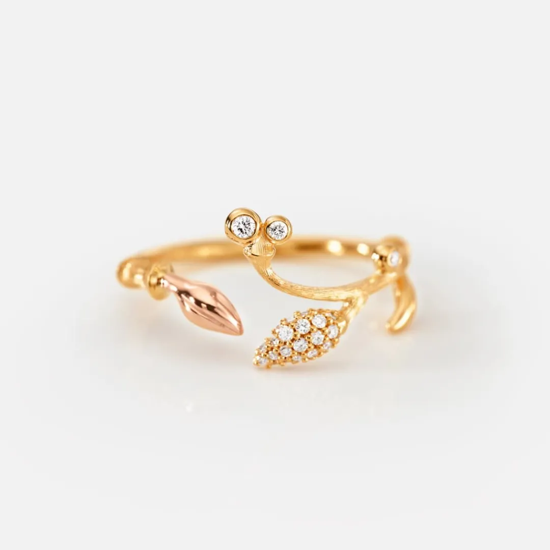 Ole Lynggaard Ringe | Blooming ring pavé