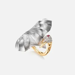 Ole Lynggaard Ringe | Cranes ring medium