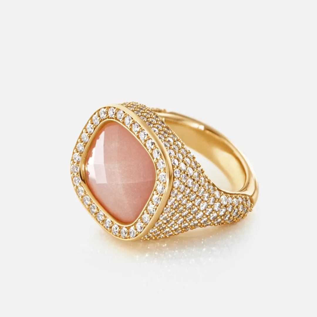 Ole Lynggaard Ringe | Hochkarätige Juwelierkunst | Cushion ring pavé