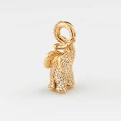 Ole Lynggaard Anhänger | Elephant anhänger medium Pavé
