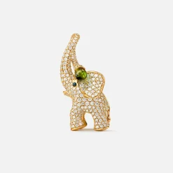 Ole Lynggaard Anhänger | Hochkarätige Juwelierkunst | Elephant anhänger Pavé Gross