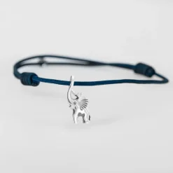 Ole Lynggaard Armbänder | Charmanhänger | Elephant charmanhänger mit kordel