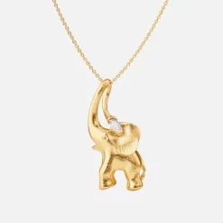Ole Lynggaard Halsketten | Schmucksets | ELEPHANT-ANHÄNGER groß MIT COLLIER
