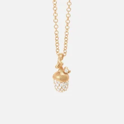 Ole Lynggaard Anhänger | Forest Acorn pendant small pavé