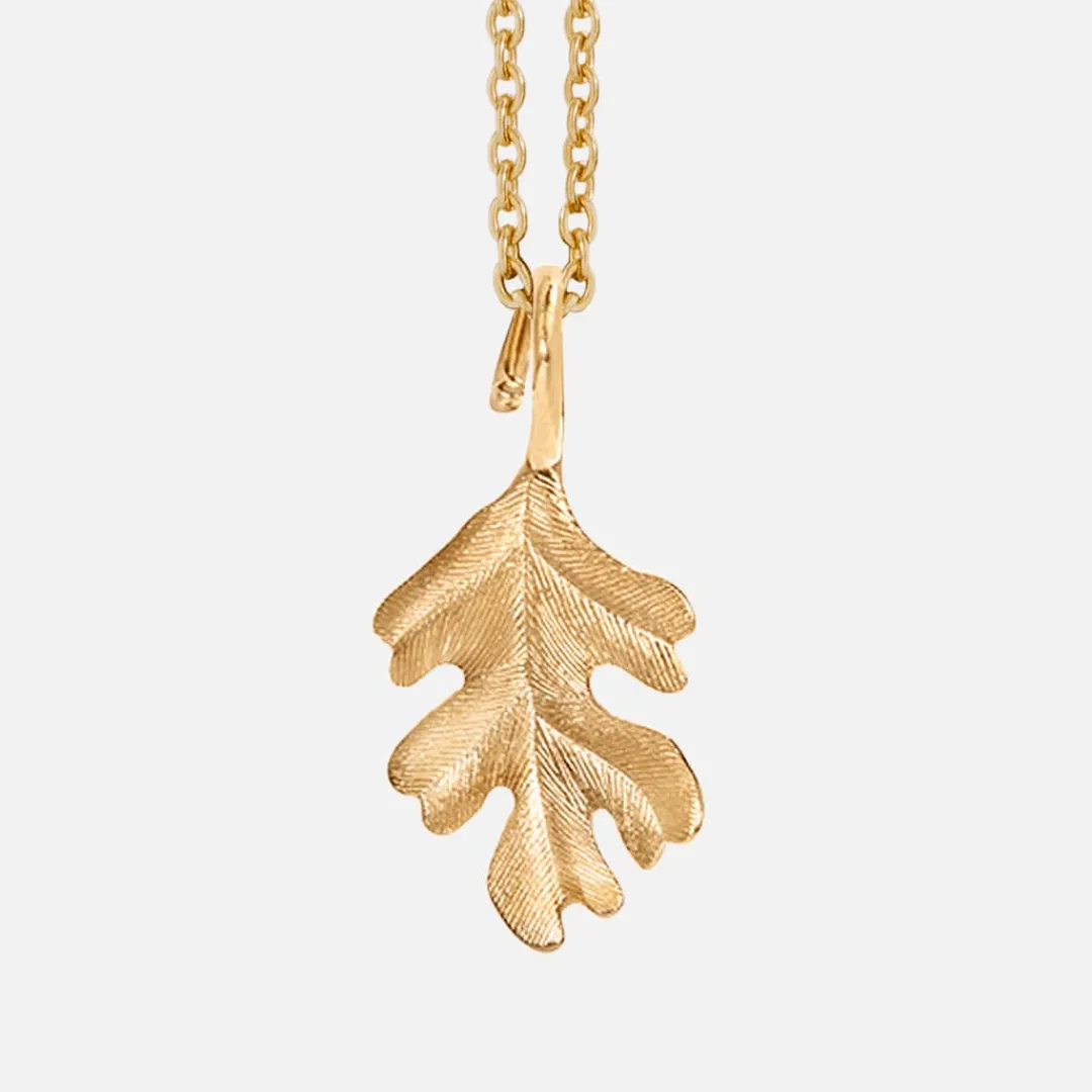 Ole Lynggaard Anhänger | Forest Oak leaf pendant medium