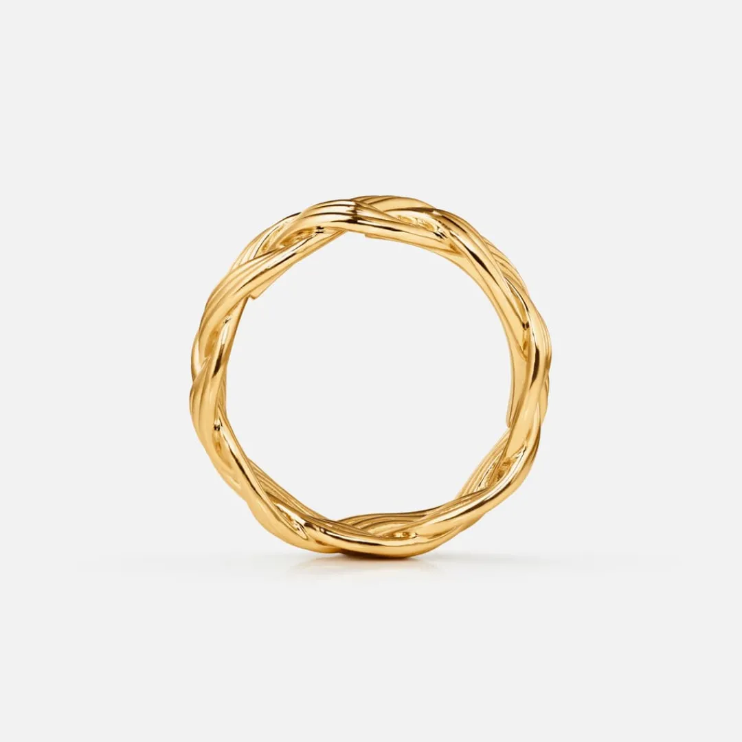 Ole Lynggaard Ringe | Ringe | Geflochtener Ring klein