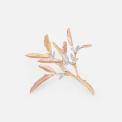 Ole Lynggaard Broschen | Leaves brosche klein