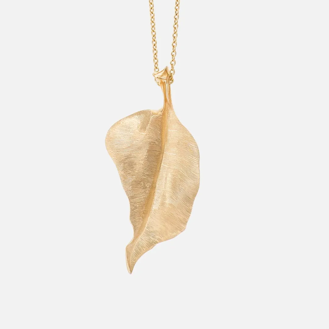 Ole Lynggaard Anhänger | Leaves pendant giga