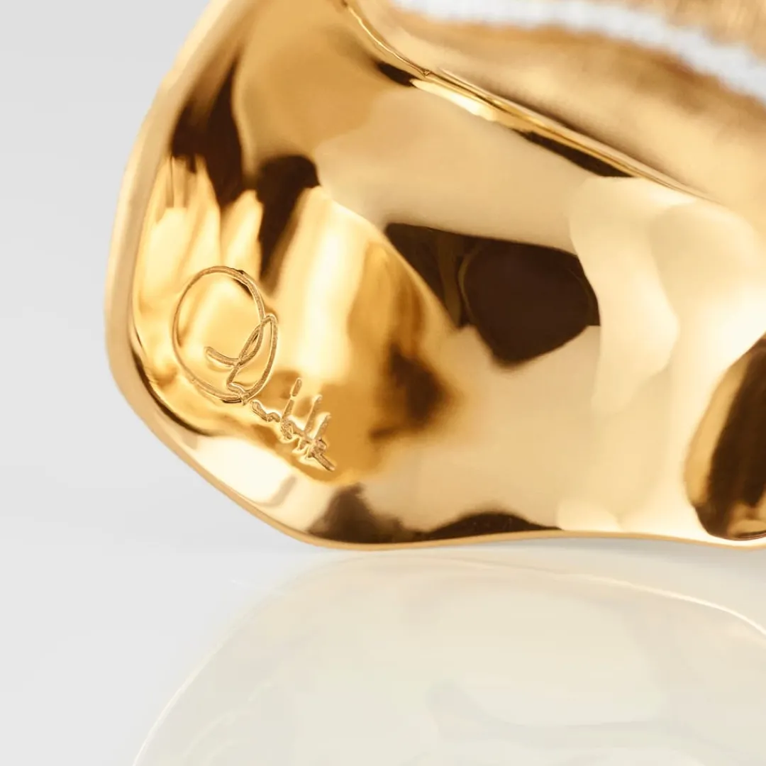 Ole Lynggaard Ringe | Leaves Ring gross pavé