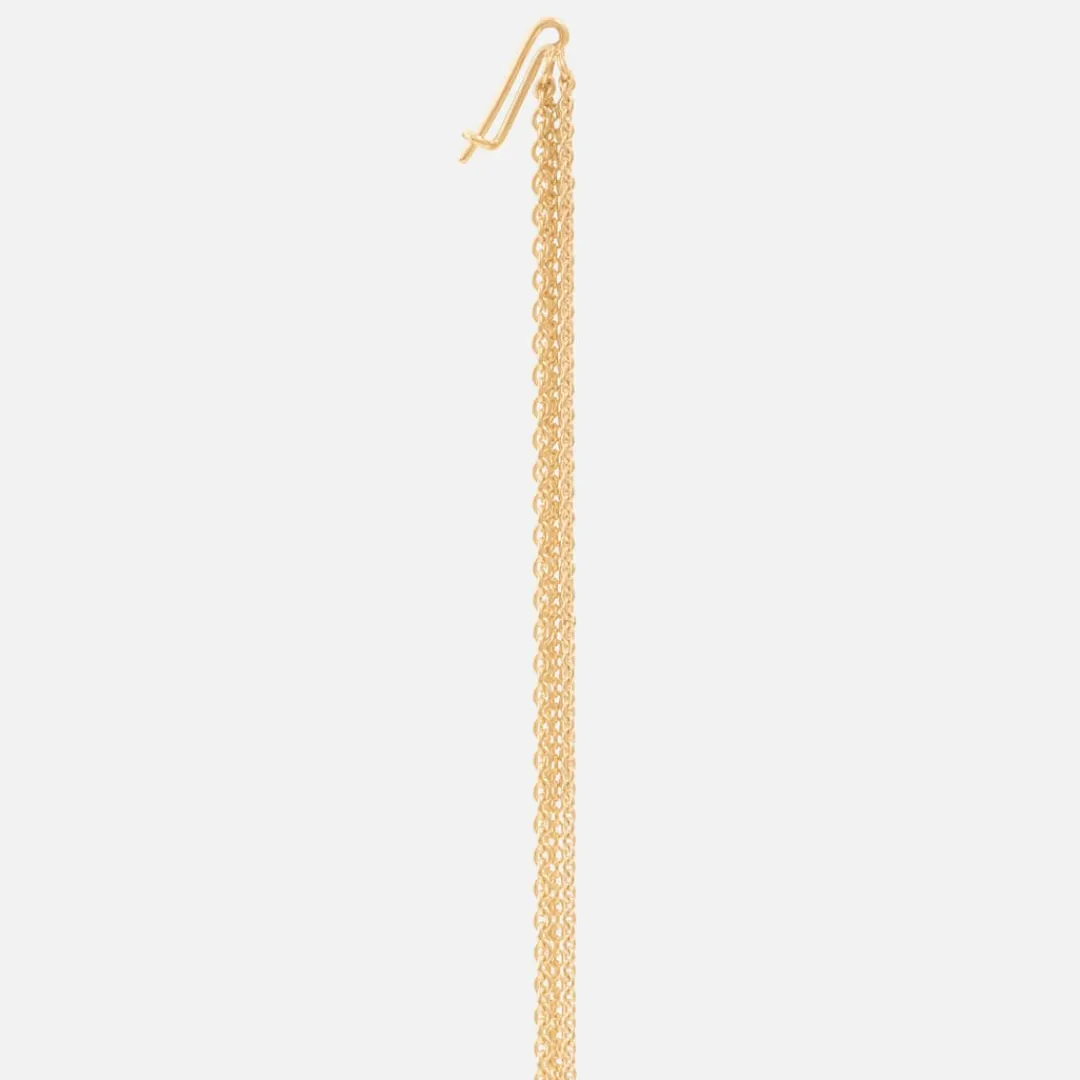 Ole Lynggaard Ohrring Anhänger | Lotus Chain ohrring-anhänger 14 cm