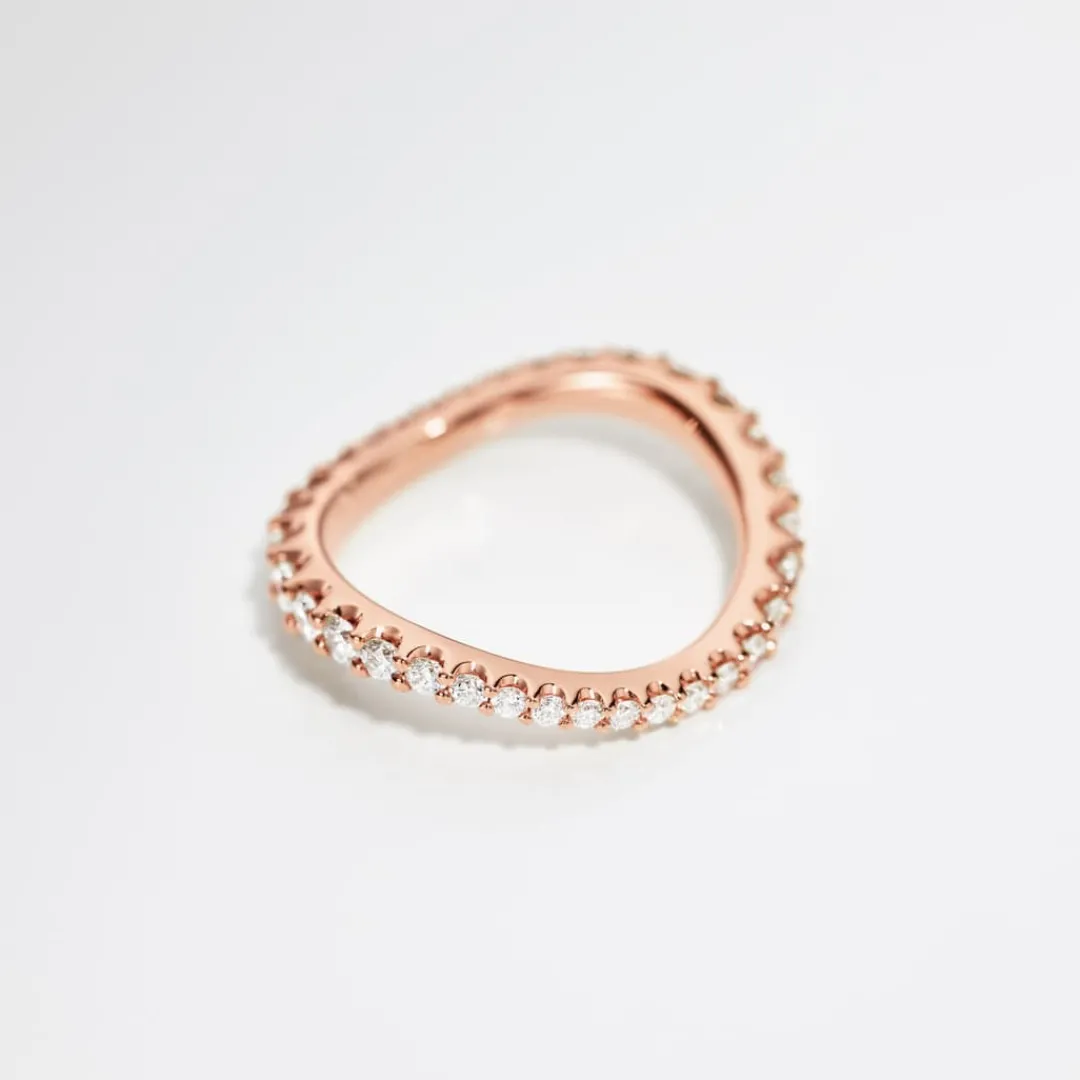 Ole Lynggaard Ringe | Love Bands Ring gebogen weit