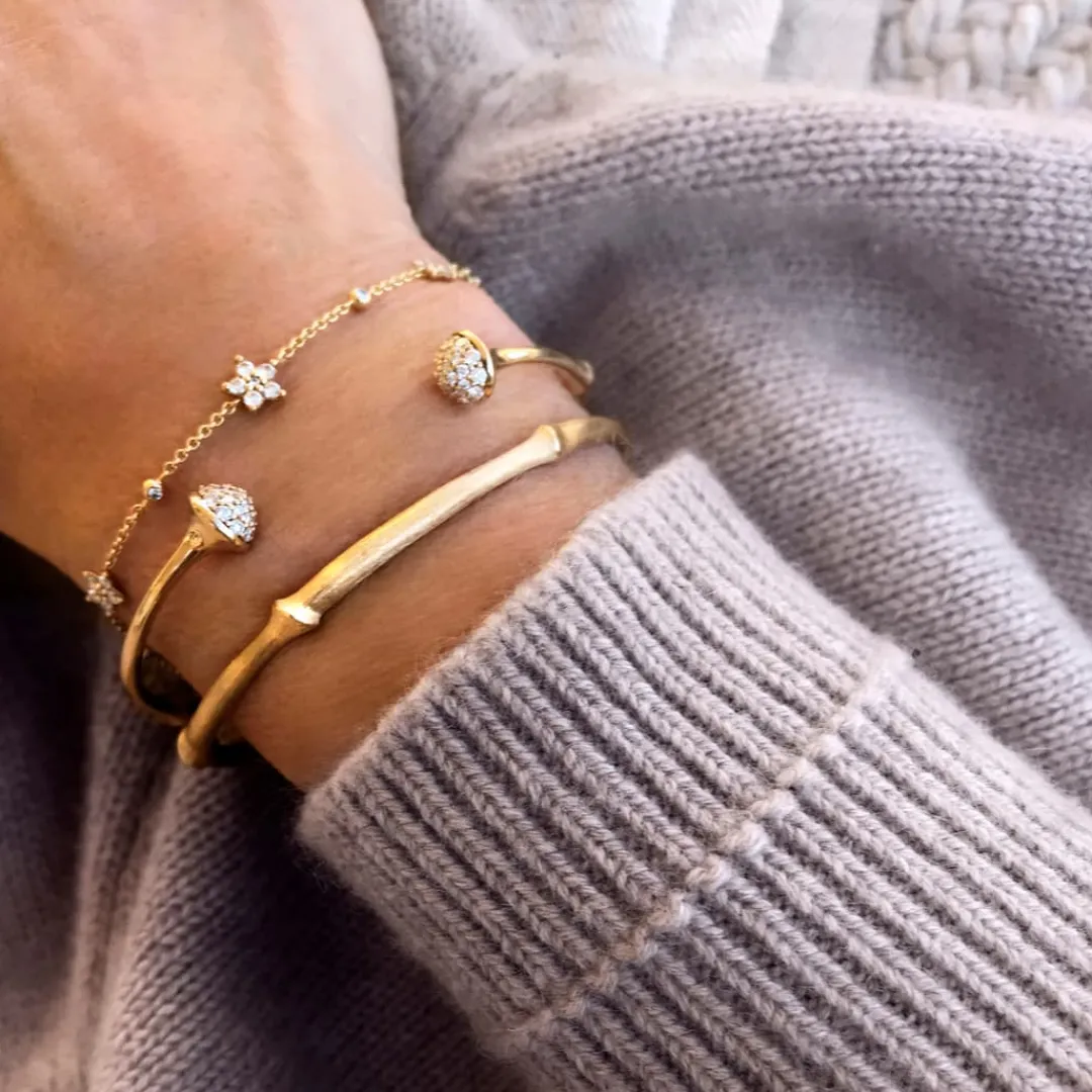 Ole Lynggaard Armbänder | Nature armreif pavé