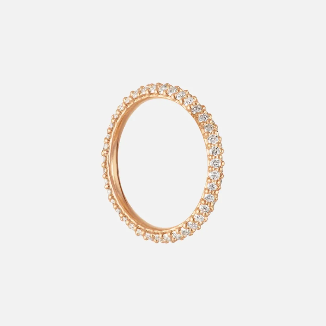 Ole Lynggaard Ohrring Anhänger | Anhänger | Nature earring pendant large pavé