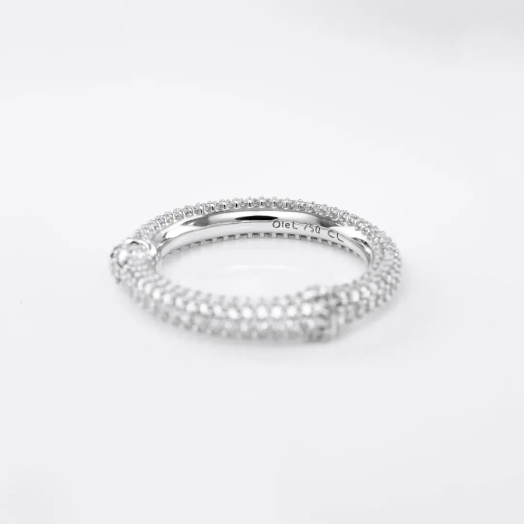 Ole Lynggaard Ringe | Nature ring IV pavé