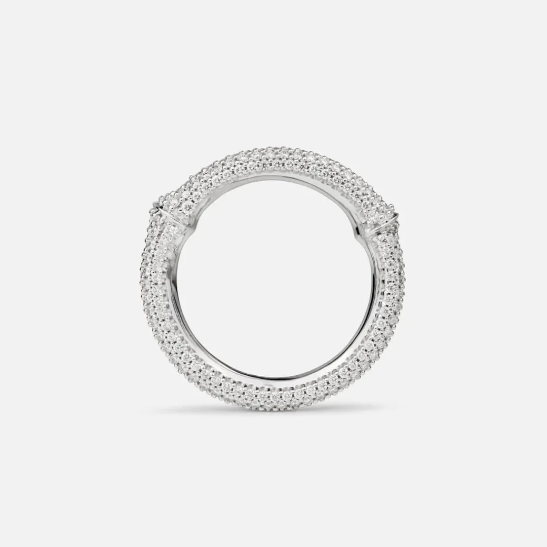 Ole Lynggaard Ringe | Nature ring IV pavé