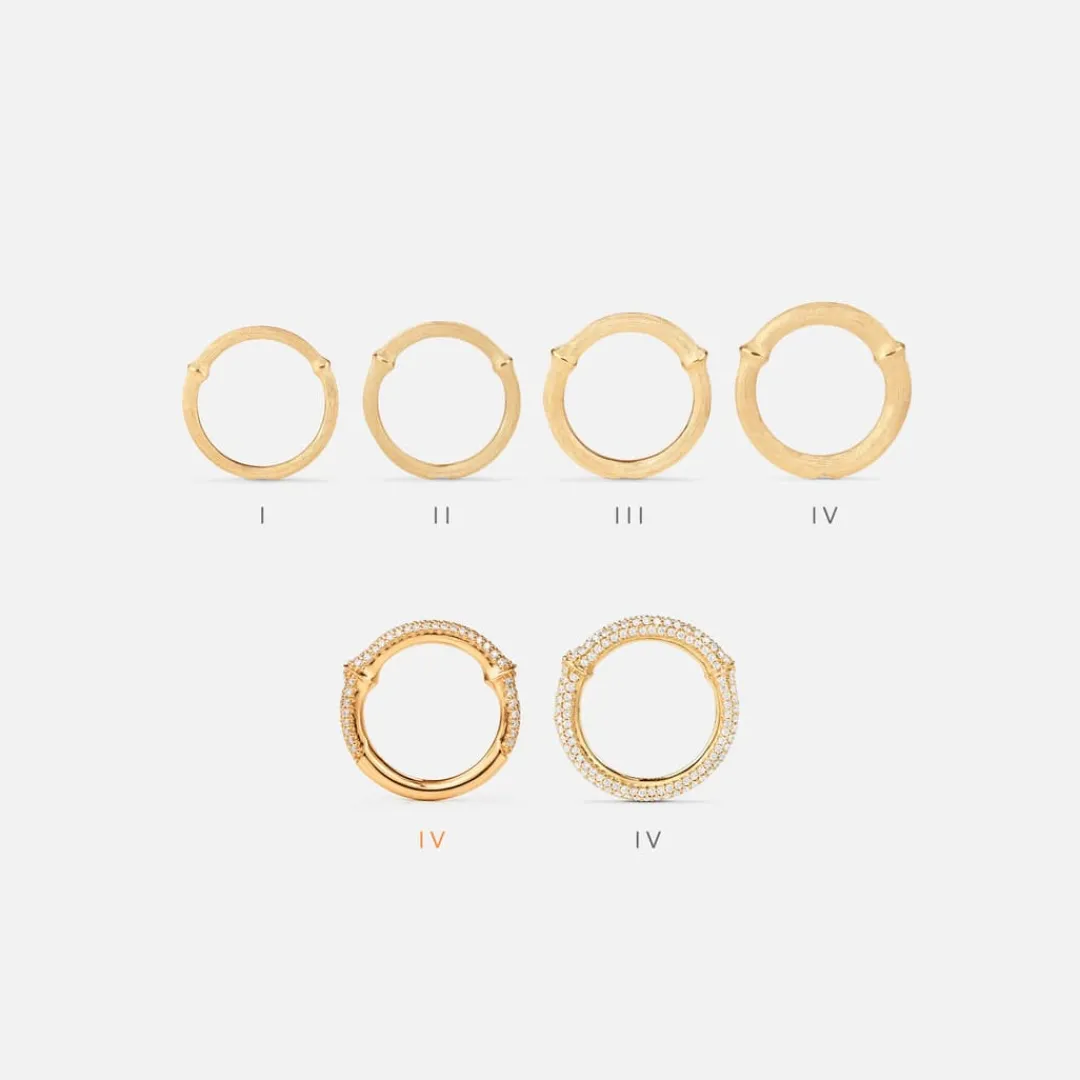 Ole Lynggaard Ringe | Nature ring IV Pavé