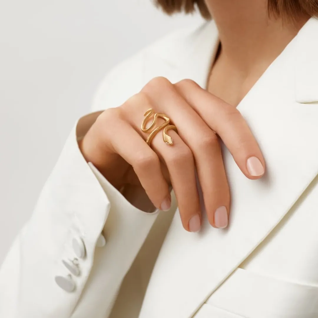 Ole Lynggaard Ringe | Snakes Ring mittel
