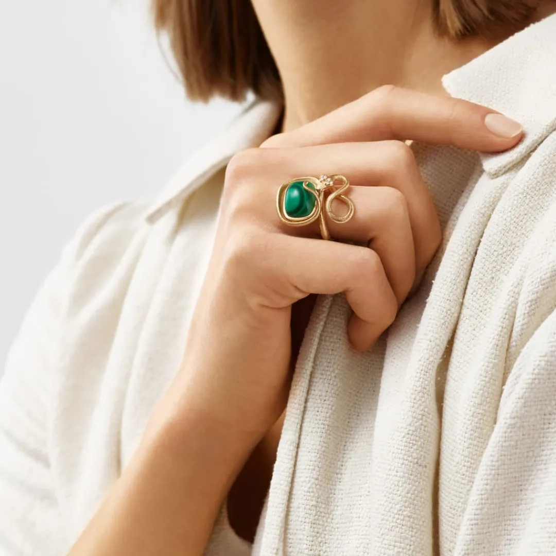 Ole Lynggaard Ringe | Snakes ring petite