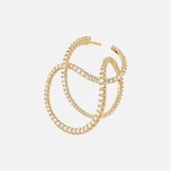 Ole Lynggaard Hochkarätige Juwelierkunst | Hochkarätige Juwelierkunst | Twisted Love Bands Ohrringe