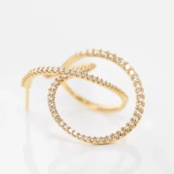 Ole Lynggaard Hochkarätige Juwelierkunst | Hochkarätige Juwelierkunst | Twisted Love Bands Ohrringe