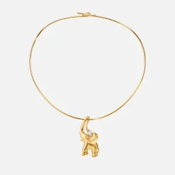 Ole Lynggaard Halsketten | Schmucksets | Young Fish-Halsreif mit Elephant-Anhänger, groß